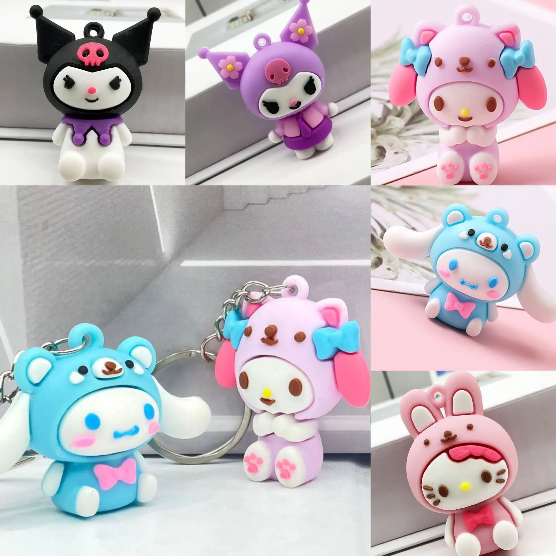 Kawaii Tech Accessories - Yeni Karikatür Büyük Kulaklı Köpek Anahtarlık