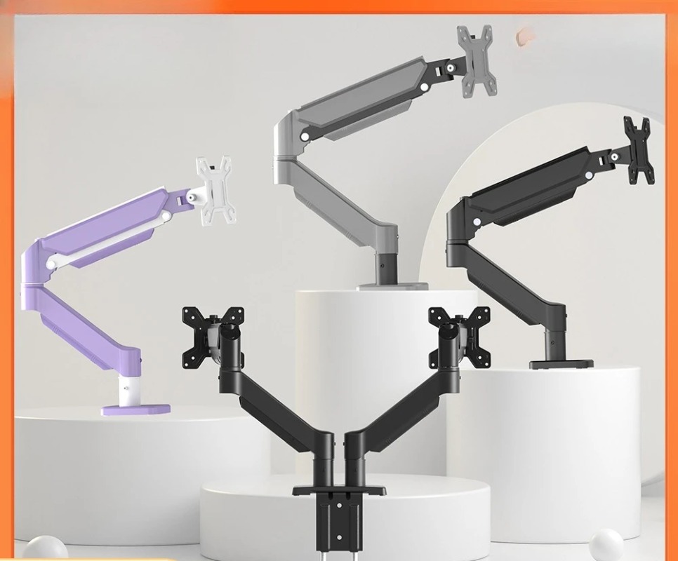 Monitor Arm Single - Yeni çift ekranlı monitör braketi, gazlı