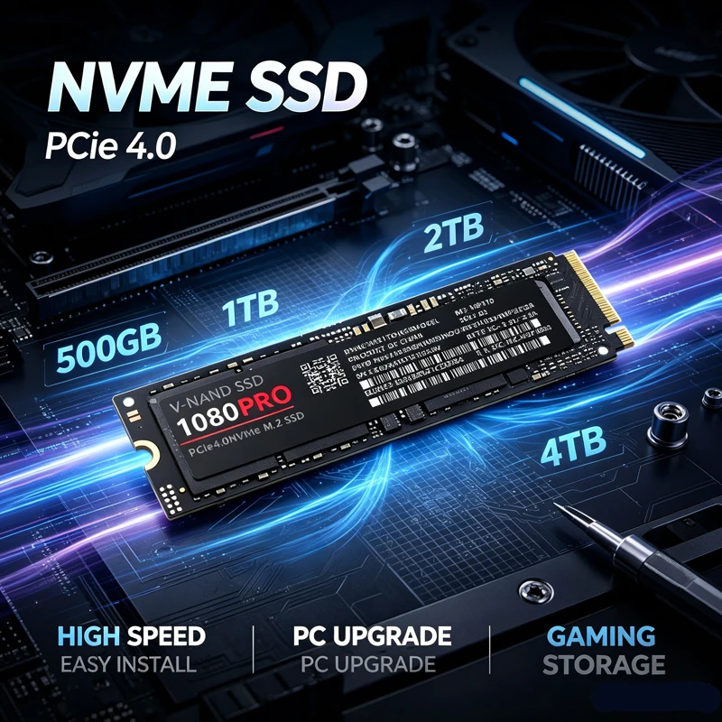 Samsung Ssd 980 Pro - Yeni 1080PRO M.2 2280 NVMe PCIe4.0
