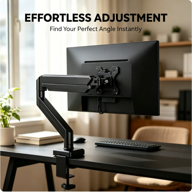 Monitor Arm Single - 14-32 İnç Tekli Monitör Askısı Yüksekliği