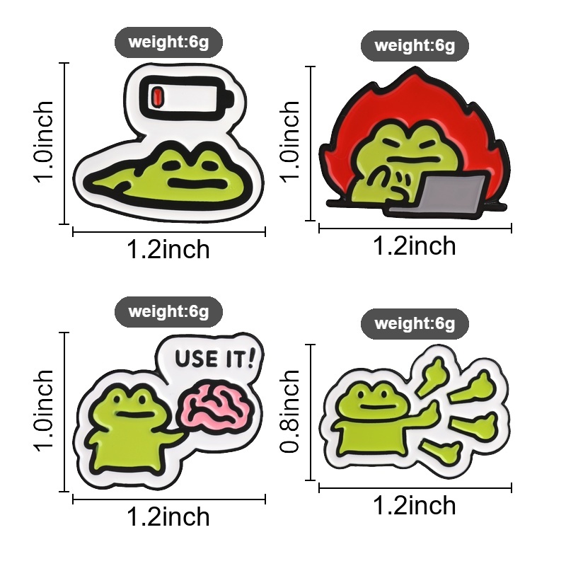 Komik Kurbağa Rozetleri Seviml - Kawaii Tech Accessories incelemesi ve fiyatı